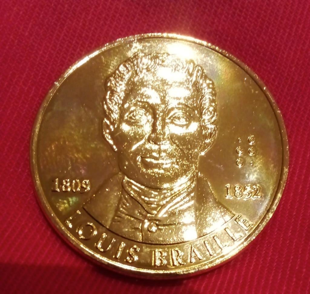 200 jaar gouden medaille in de Braille League, Ophalen of Verzenden, Nieuw