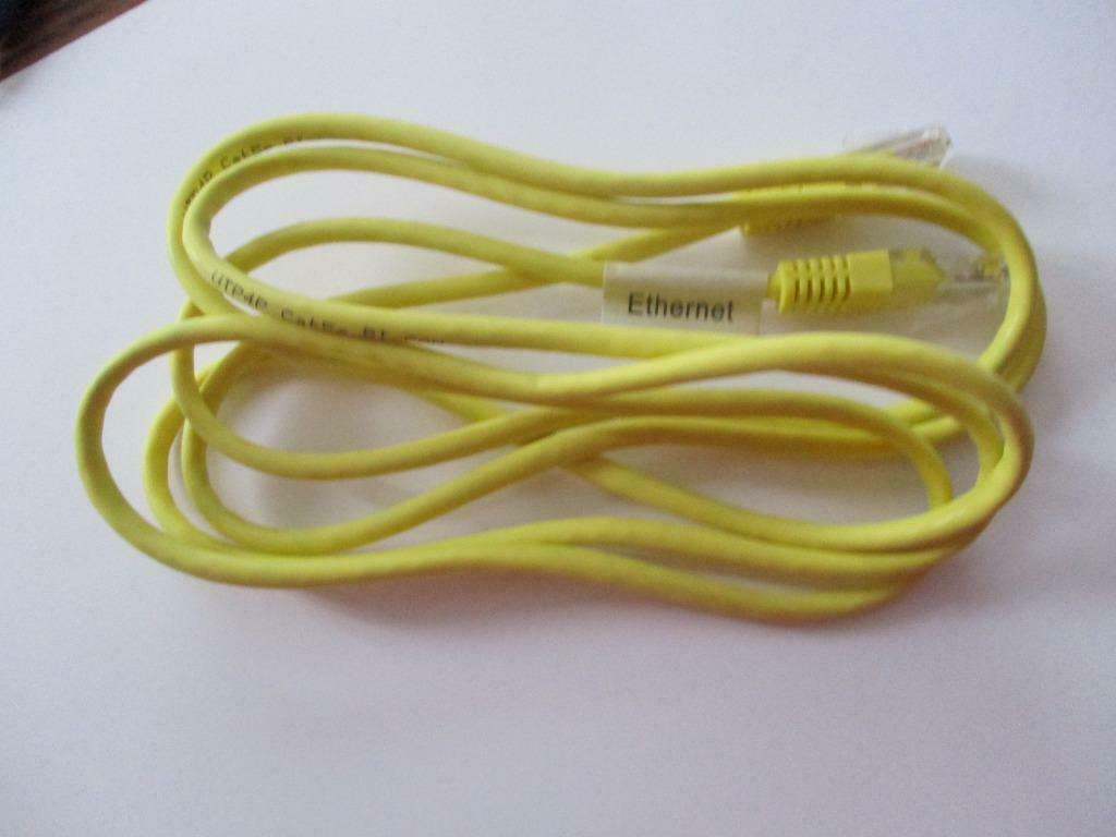 Câble Ethernet jaune 2 mètres, Enlèvement ou Envoi, Neuf