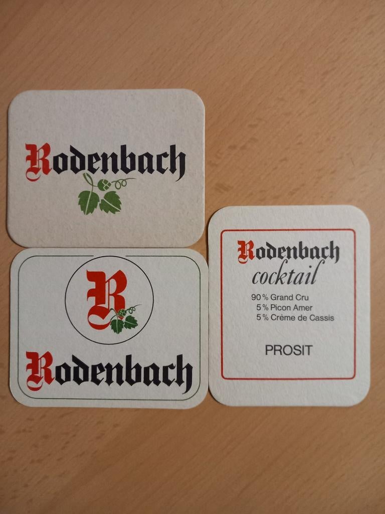 Bierviltjes Rodenbach, varia, (425), Ophalen of Verzenden, Zo goed als nieuw