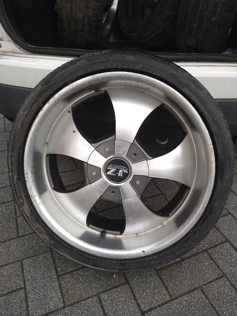 Mercedes audi 20 inch velgen met banden, Ophalen, Banden en Velgen, Personenwagen, 20 inch