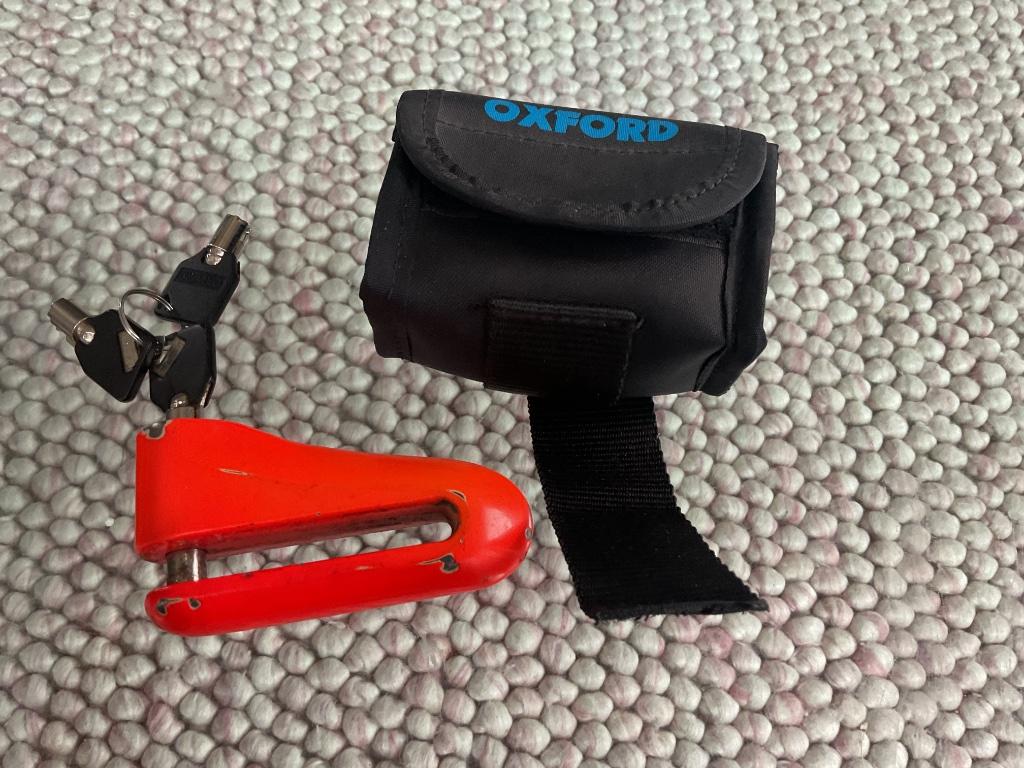 OXFORD moto schijfremslot, Ophalen, Gebruikt