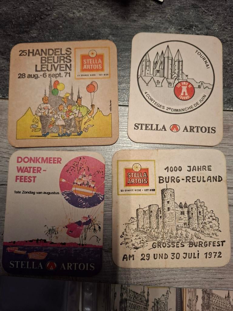 sous bock Stella Artois, Collections, Enlèvement ou Envoi, Stella Artois