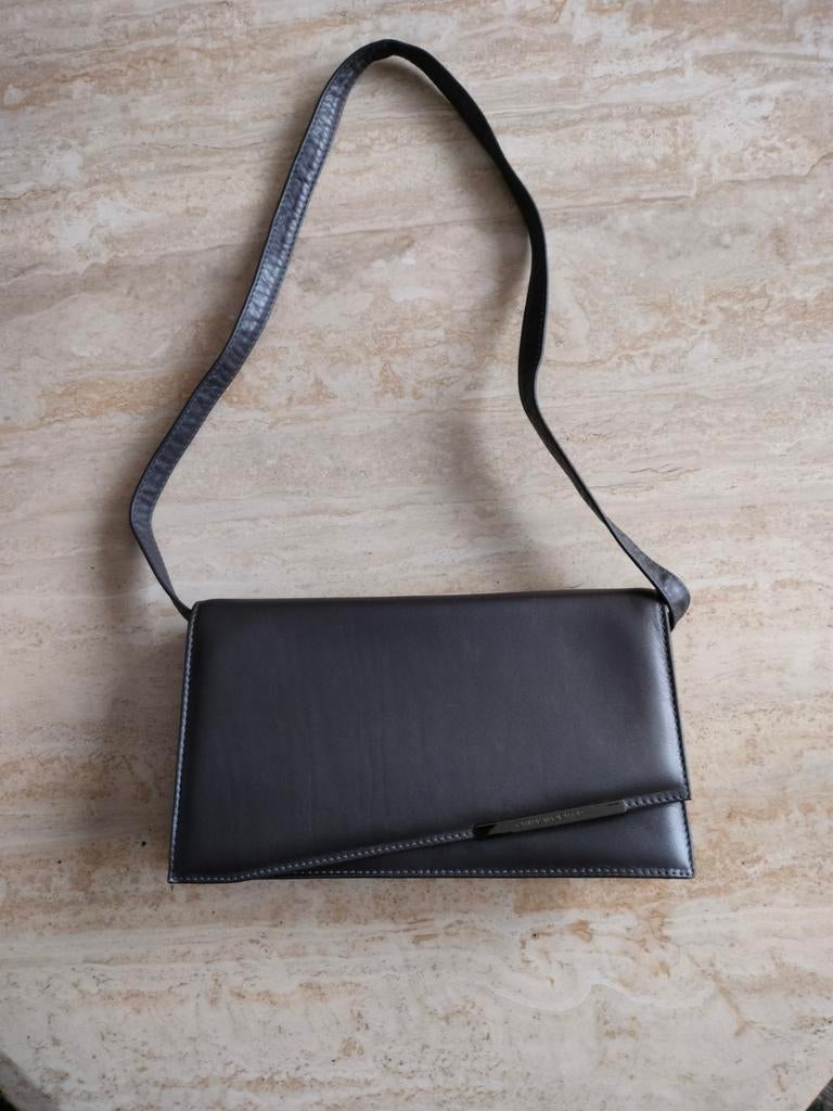 Bruine Clutch handtas van Emy Wieleman, Ophalen of Verzenden, Zo goed als nieuw, Overige merken