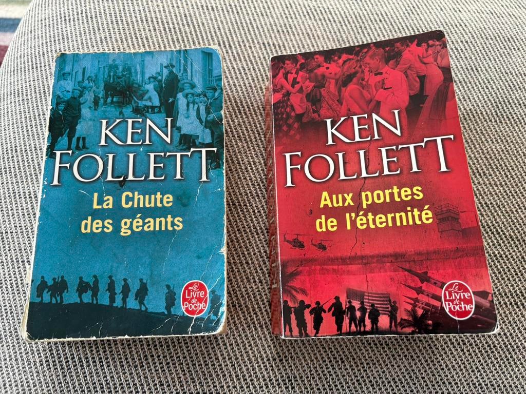 Ken Follet - La Chute des Géants & Aux Portes de l'Eternité, Boeken, Ophalen, Ken follet, België