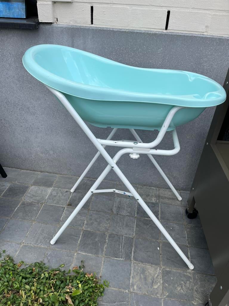 Babybadje met staander, Kinderen en Baby's, Badjes en Verzorging, Ophalen, Zo goed als nieuw