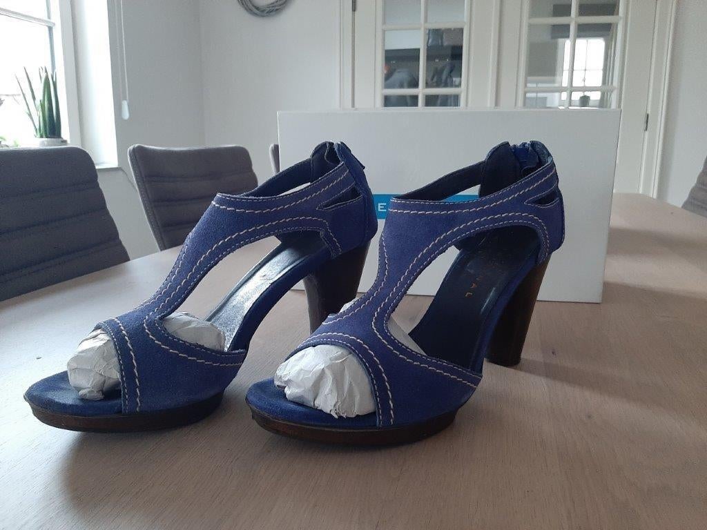 Suède sandalen Be Original Mt39 (nwpr 139eur), Vêtements | Femmes, Chaussures, Porté, Sandales et Mûles, Bleu, Enlèvement ou Envoi