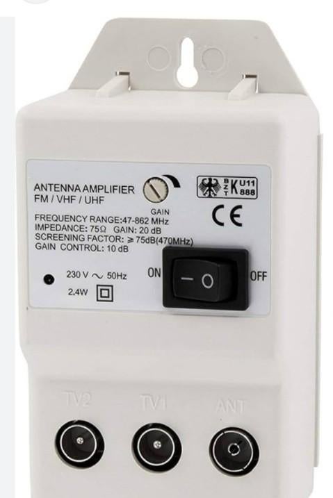 Amplificateur antenne FM / VHF / UHF, Ophalen, Gebruikt