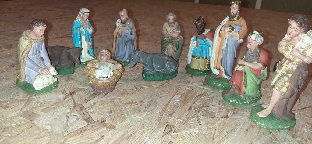 KERST 🎄🎄🎄beeldjes Oude beeldjes kerststal vintage, Ophalen of Verzenden, Zo goed als nieuw