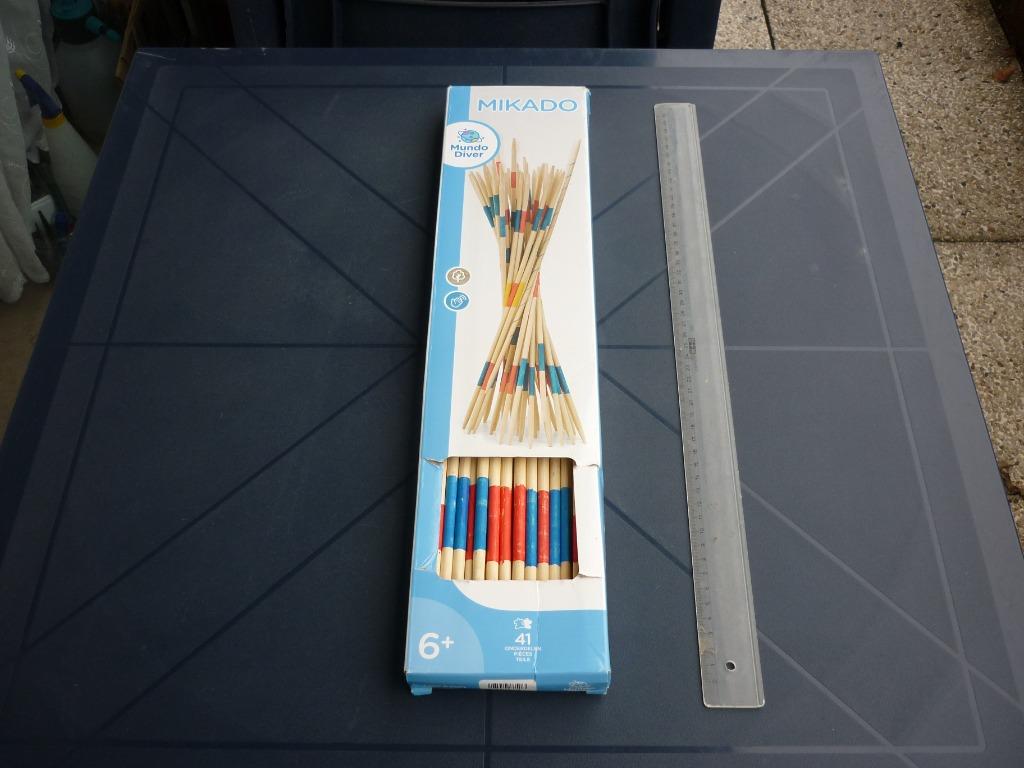 Jeu Mikado Géant (50cm) - Mundo Diver, Enlèvement ou Envoi, Utilisé, Autres types