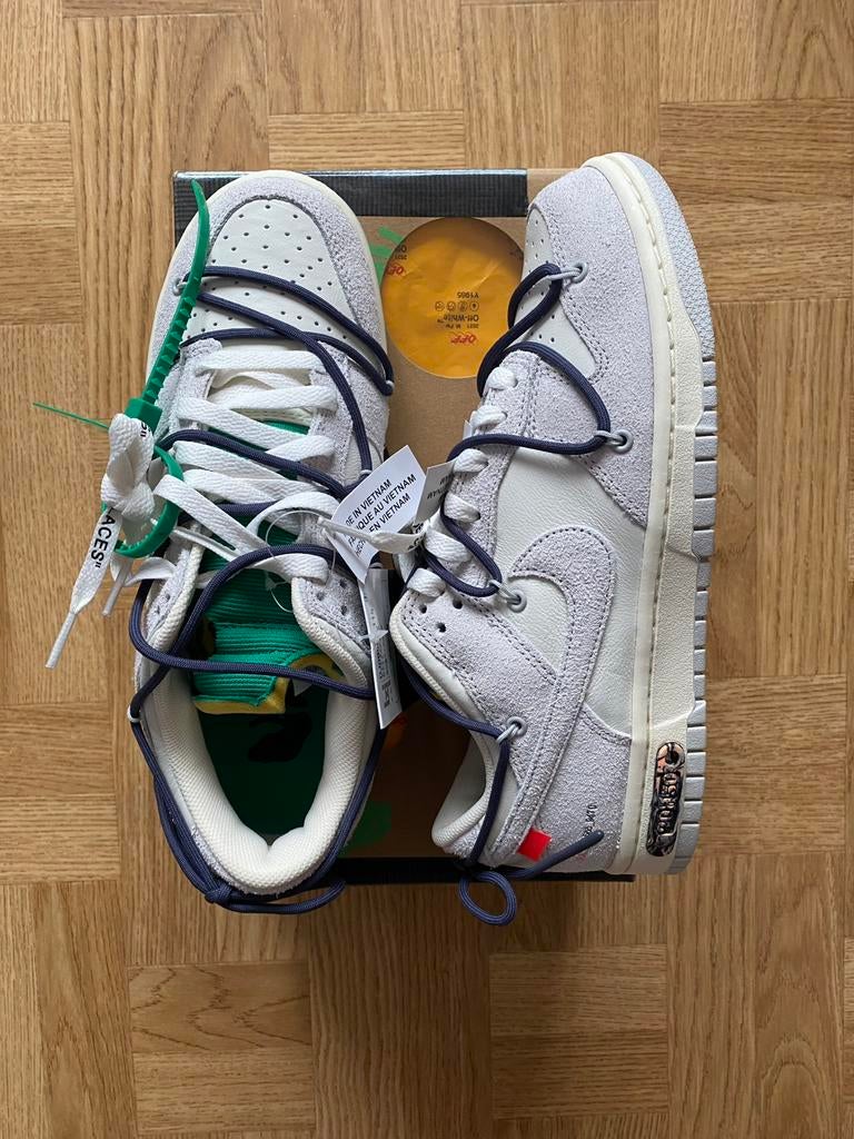 Off-White Nike Dunk Low Lot 20 - 42,5, Kleding | Heren, Schoenen, Wit, Nike, Nieuw, Ophalen of Verzenden