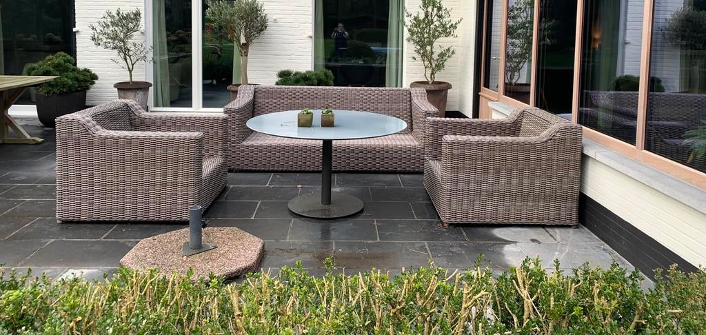 Tuin loungeset Manutti, Tuin en Terras, Tuinsets en Loungesets, Ophalen, 5 zitplaatsen, Zo goed als nieuw, Loungeset