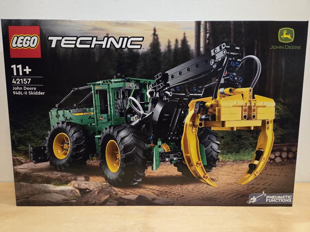 (GESEALD) Lego 42157 John Deere 948L-II Skidder, Ophalen of Verzenden, Nieuw, Complete set, Lego