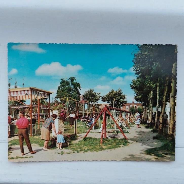 Oude postkaart: speelplein St. Ursula, Lier, Ophalen of Verzenden
