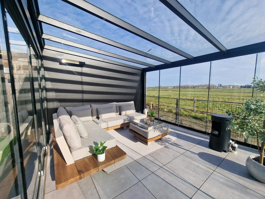 ️Carport veranda zip-screen schuifwanden️ pergola ️PROMO️, Tuin en Terras, Overkappingen, Zo goed als nieuw, Carport, Ophalen