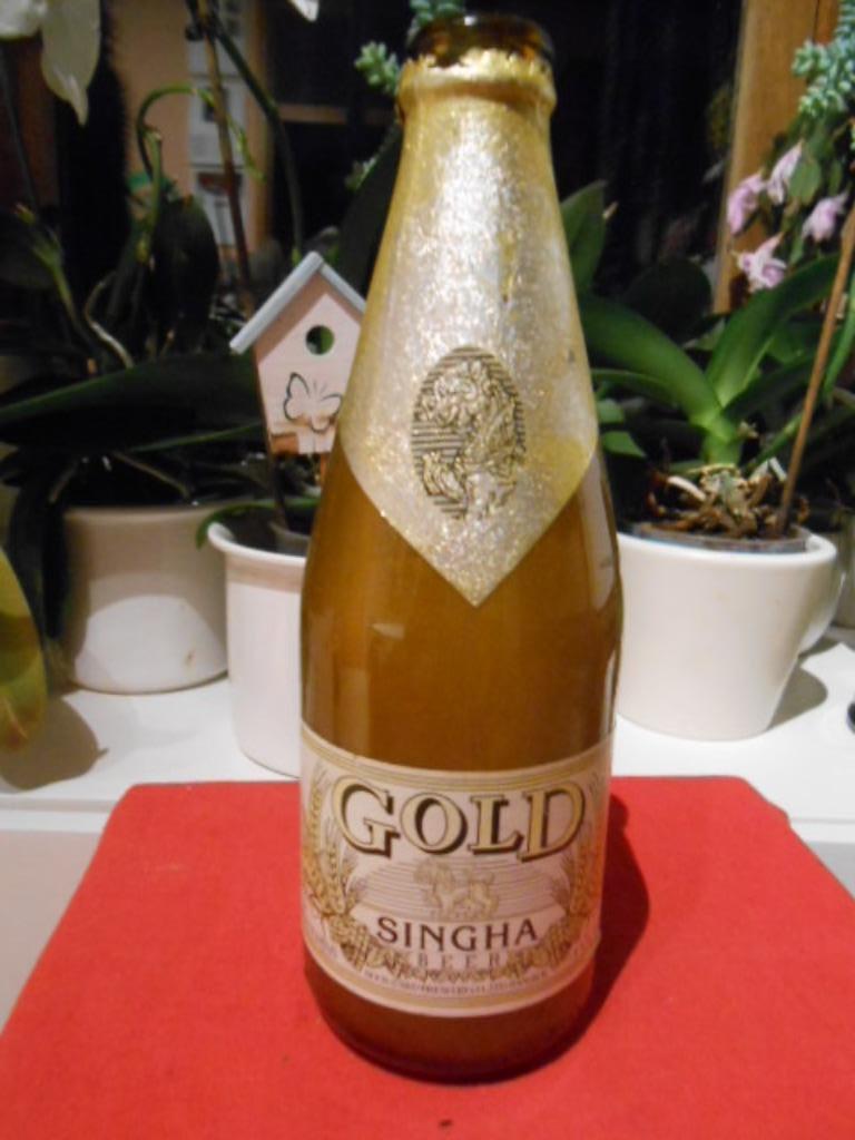 collection de bouteille de bière Singha Gold Bangkok Thaïlan, Enlèvement ou Envoi, Utilisé, Bouteille(s)