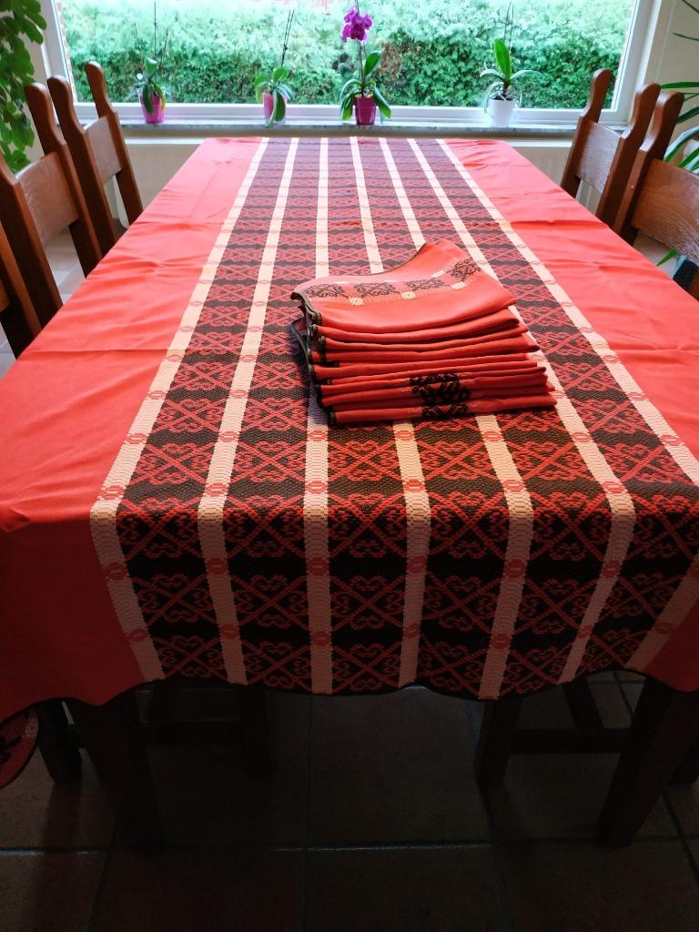 Nappe rectangulaire et serviettes, Enlèvement ou Envoi