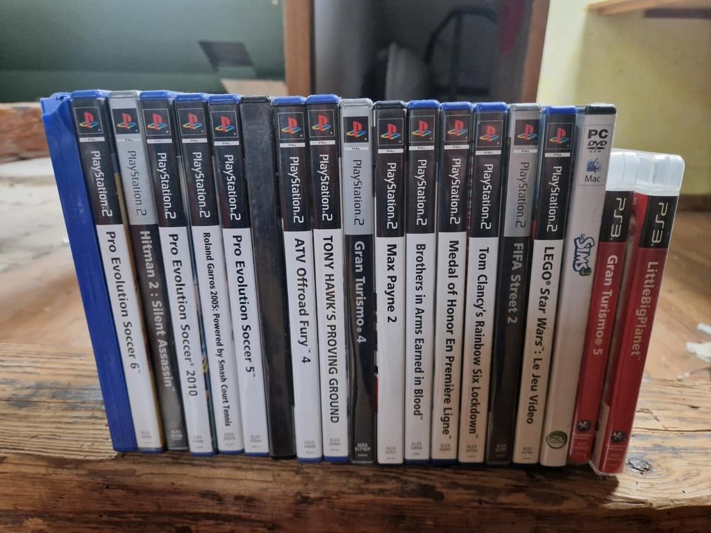 Jeux vidéo pc, Ps2 et Ps3, Enlèvement