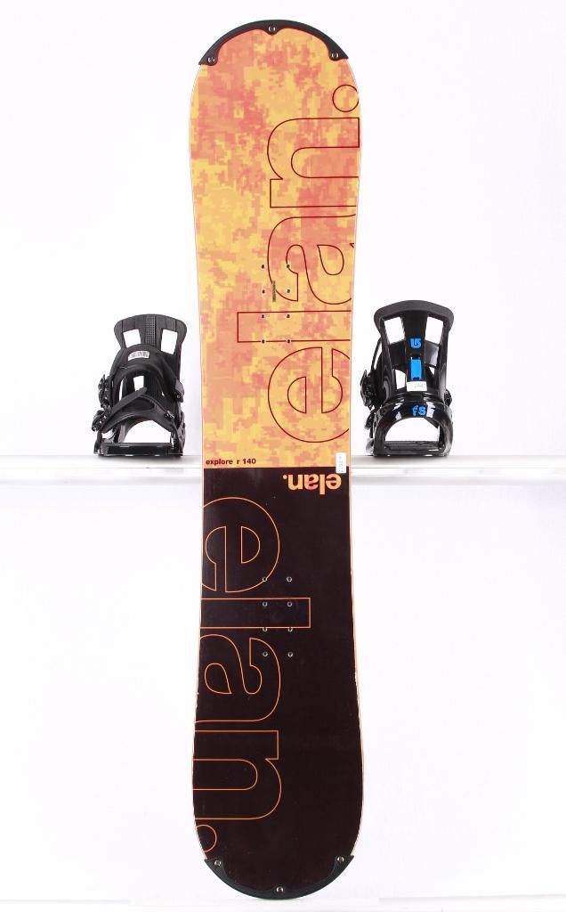 140 snowboard ELAN EXPLORE R, black/orange, Ophalen of Verzenden, Gebruikt, Board