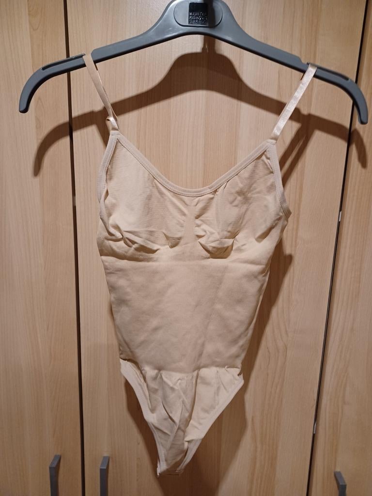 Body crème S/M neuf, Enlèvement ou Envoi, Beige, Body ou Corset