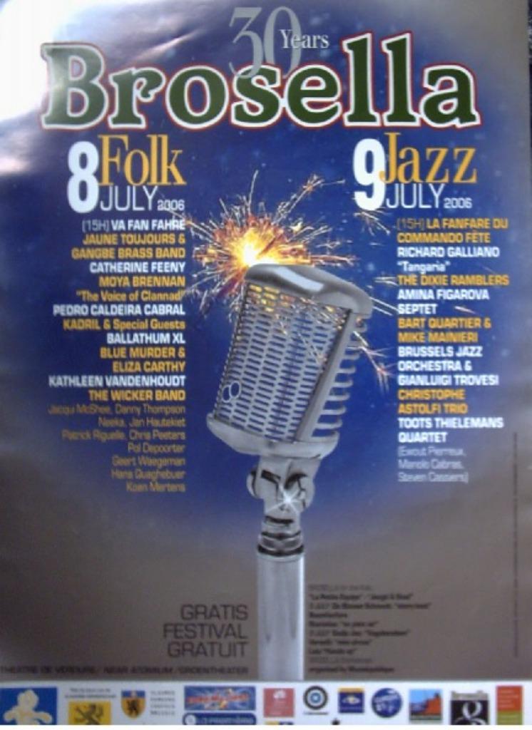 Affiche/affiche - 30 ans BROSELLA, Enlèvement ou Envoi, Neuf