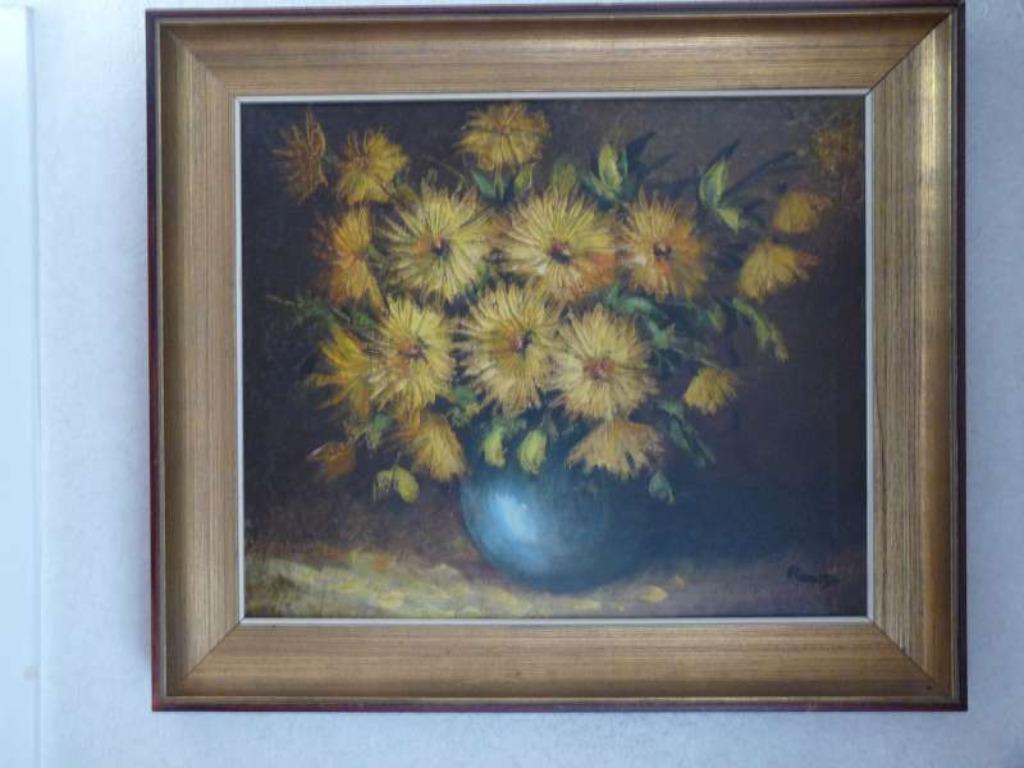 Schilderij stilleven, Ophalen