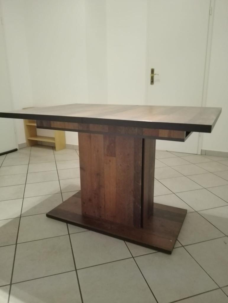 table en used look à vendre, Ophalen, Rechthoekig