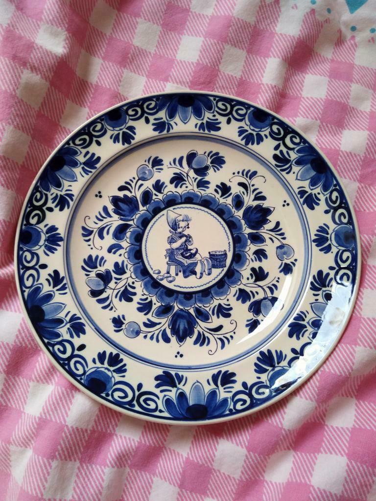 Bordje Delfts blauw, Ophalen