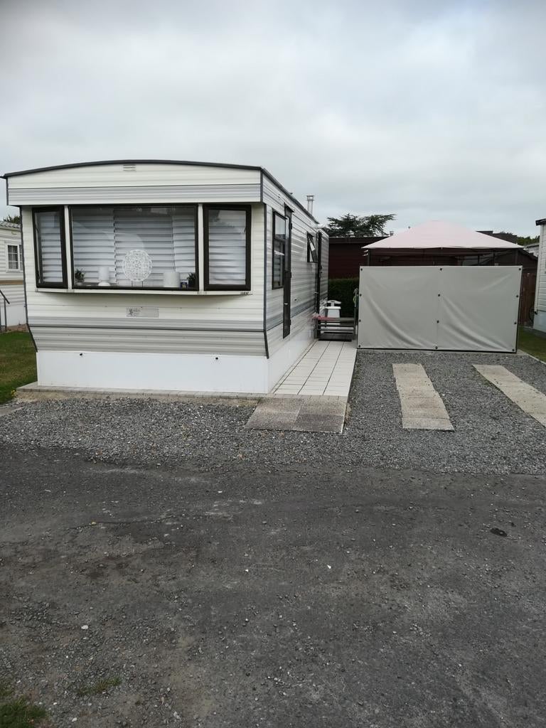 Stacaravan te huur in Blankenberge 400 euro ., Caravans en Kamperen, Voortenten en Luifels, Gebruikt, Ophalen