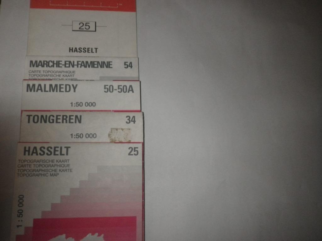 Stafkaarten, België,  NGI, NGI, Overige typen, 1800 tot 2000, België