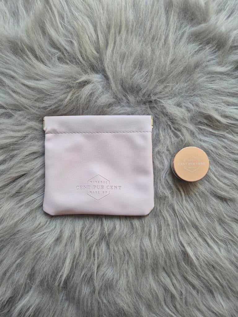 Fard à joues et pochette : Cent Pur Cent - Loos Mineral Blus, Enlèvement ou Envoi, Neuf, Joues, Maquillage