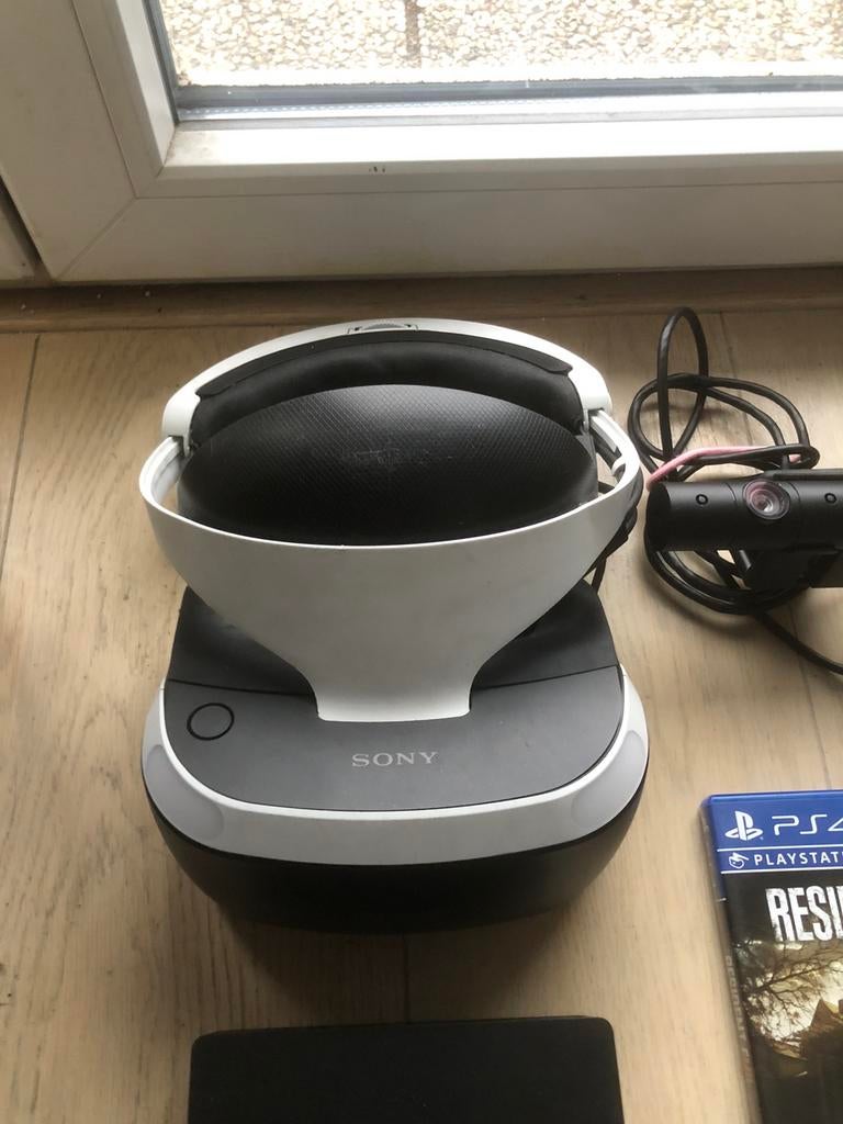 PlayStation 4 VR bril+processor unit+camera +game., Ophalen, Zo goed als nieuw