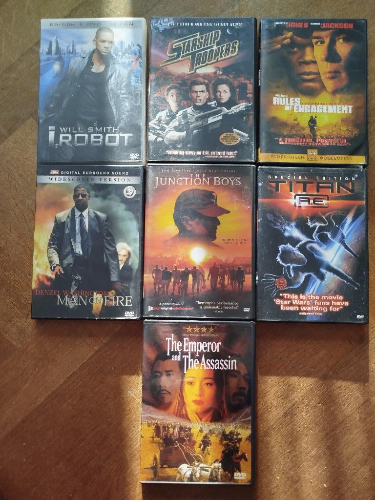 7 actie- en oorlogsfilms op dvd, kortingsprijs, Vanaf 12 jaar, Ophalen of Verzenden, Zo goed als nieuw, Oorlog