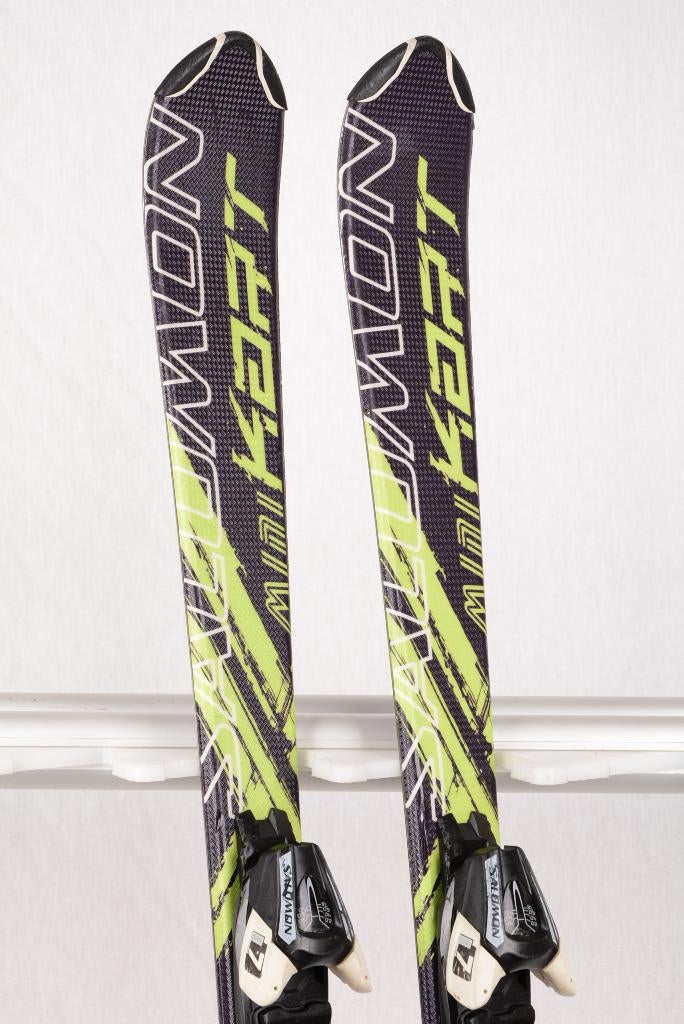 110 kinder ski's SALOMON MINI KART + Salomon C7, Gebruikt, Carve, Salomon, Ophalen of Verzenden