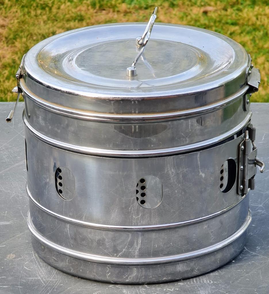 Tambour de stérilisation à usage médical, Enlèvement