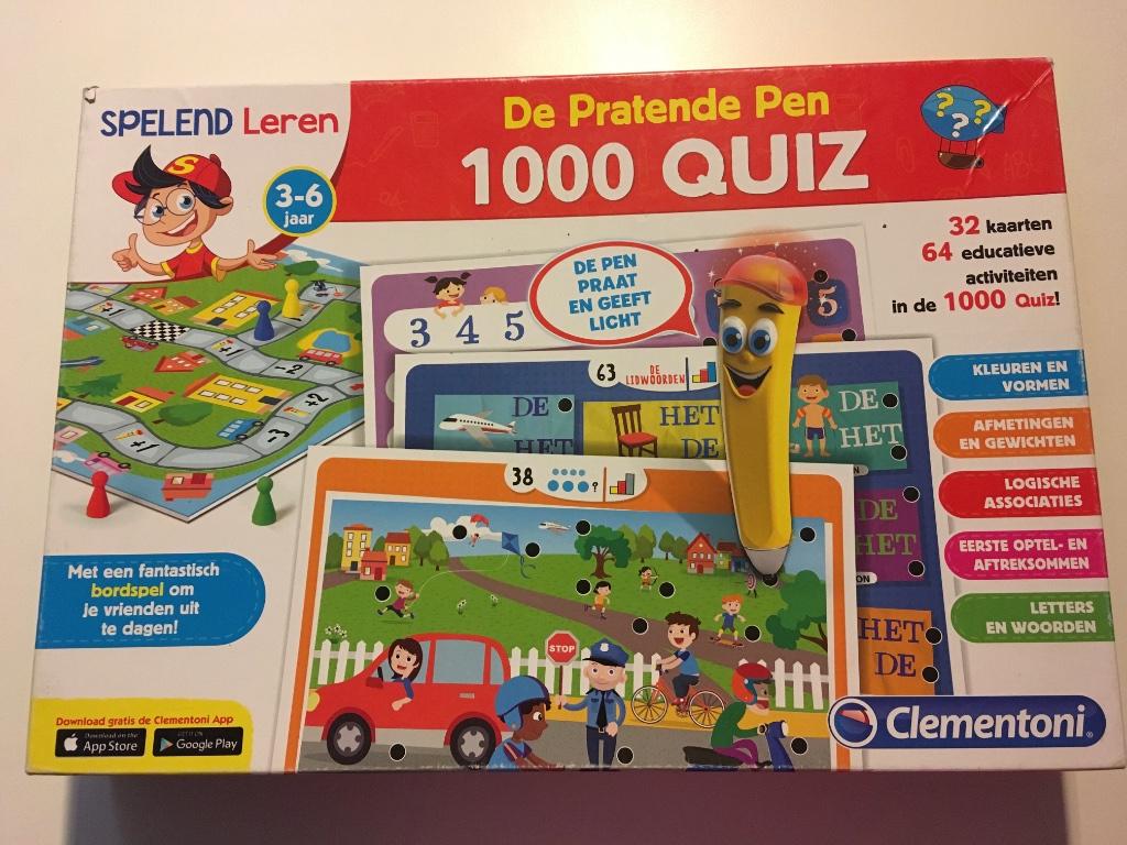 Educatief spel de pratende pen, Ophalen, Zo goed als nieuw, Taal en Lezen, Met licht