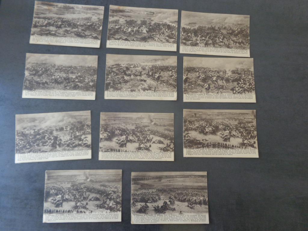 11 anciennes cartes sur la bataille de Waterloo, Enlèvement
