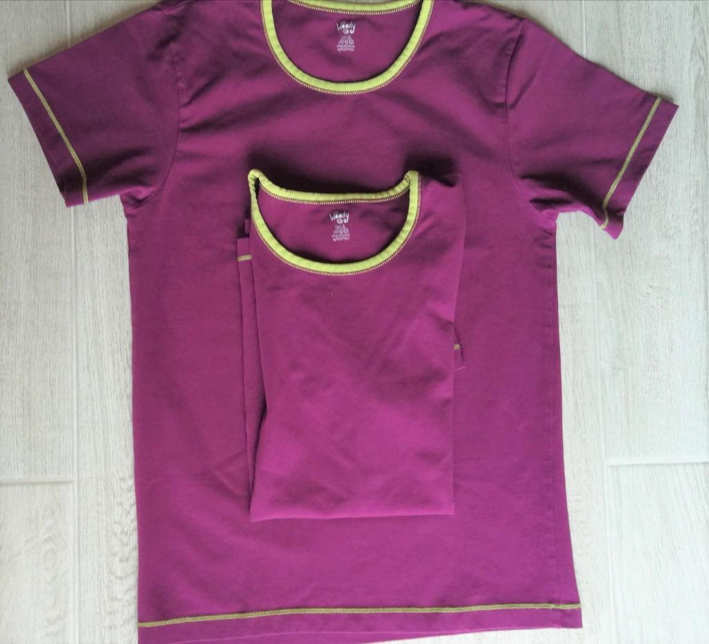 2 paarse onderhemdjes - Woody - maat 164, Kinderen en Baby's, Kinderkleding | Maat 164, Nacht- of Onderkleding, Ophalen of Verzenden