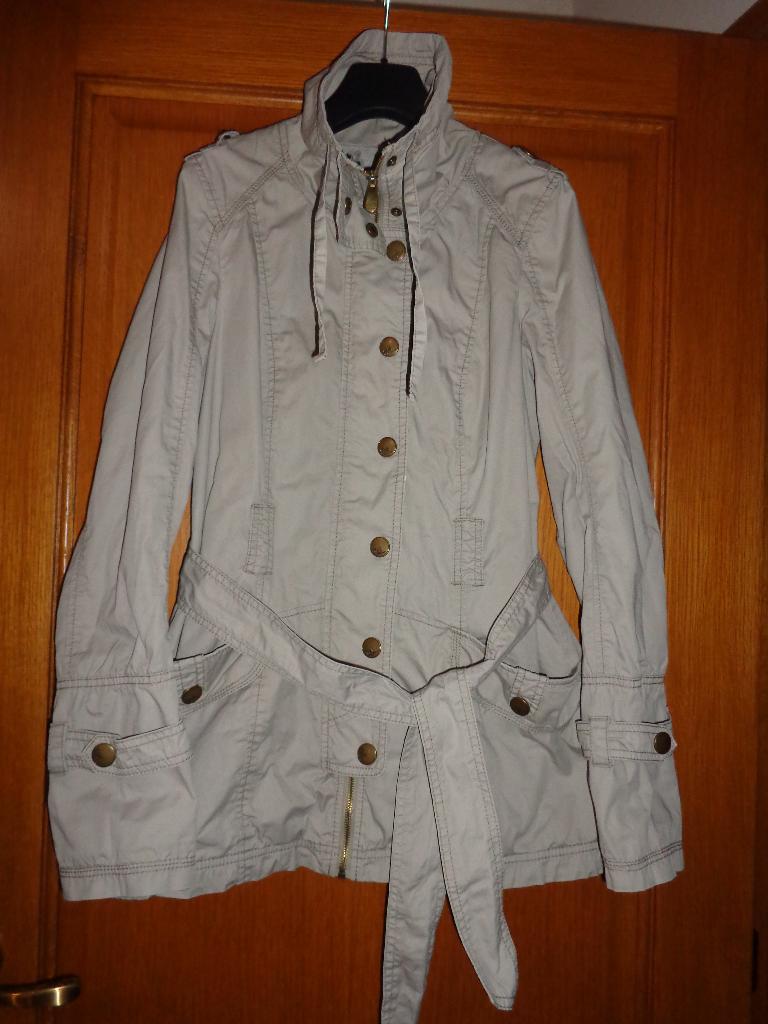 veste femme - Mi-saison/été - Taille 38, Kleding | Dames, Jassen | Zomer, Gedragen, Maat 38/40 (M), Beige, Ophalen of Verzenden