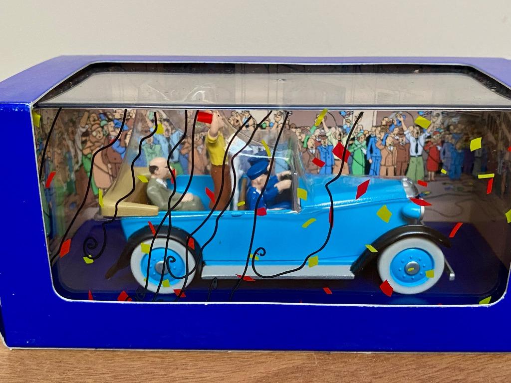 Cadeau-idee voor de auto van Kuifje 1/43 Tintin atlas in Ame, Ophalen of Verzenden, Kuifje, Nieuw, Beeldje of Figuurtje