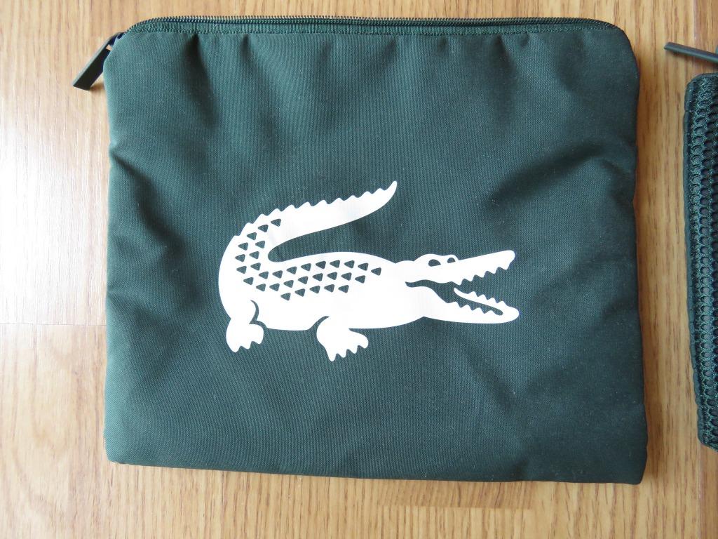 2 sacs modulable Lacoste avec bandoulière, Handtassen en Accessoires, Tassen | Schoudertassen, Nieuw, Overige merken, Groen, Ophalen of Verzenden