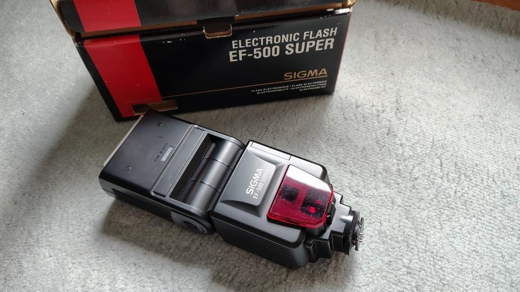 Flitser EF-500 Super EO (orig verpakking), Audio, Tv en Foto, Foto | Flitsers, Ophalen of Verzenden, Zo goed als nieuw, Sigma