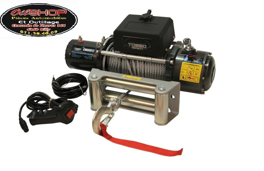Treuil électrique 12V   FORCE 3600KG, Ophalen, Nieuw, Elektrisch