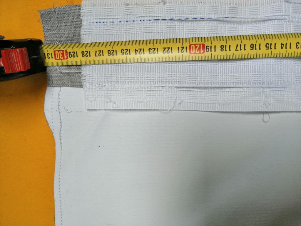 gordijn pand bleek grijs H 298 cm BR 130 cm nieuw, Huis en Inrichting, Ophalen of Verzenden, Nieuw, Grijs