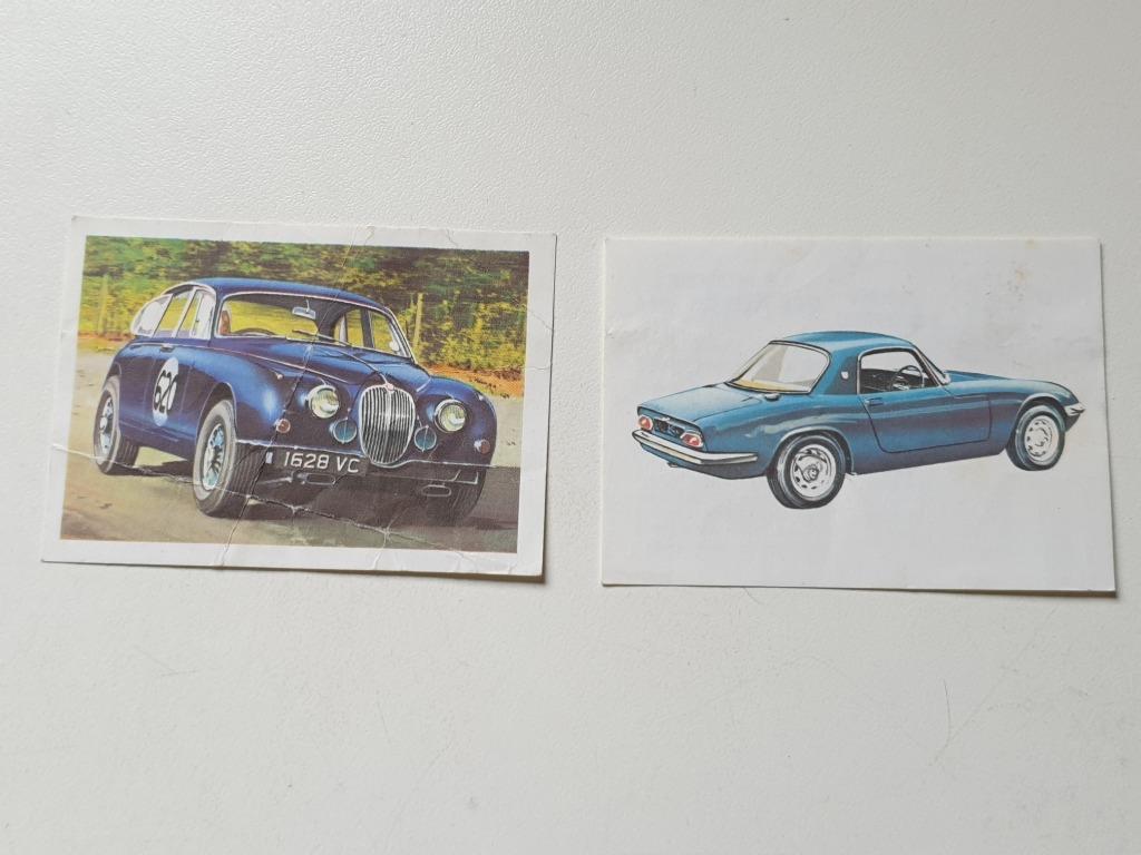 superchocolade Jacques automobiel... 1966 prentjes 91+98, Verzamelen, Foto's en Prenten, Gebruikt, Prent, Overige onderwerpen