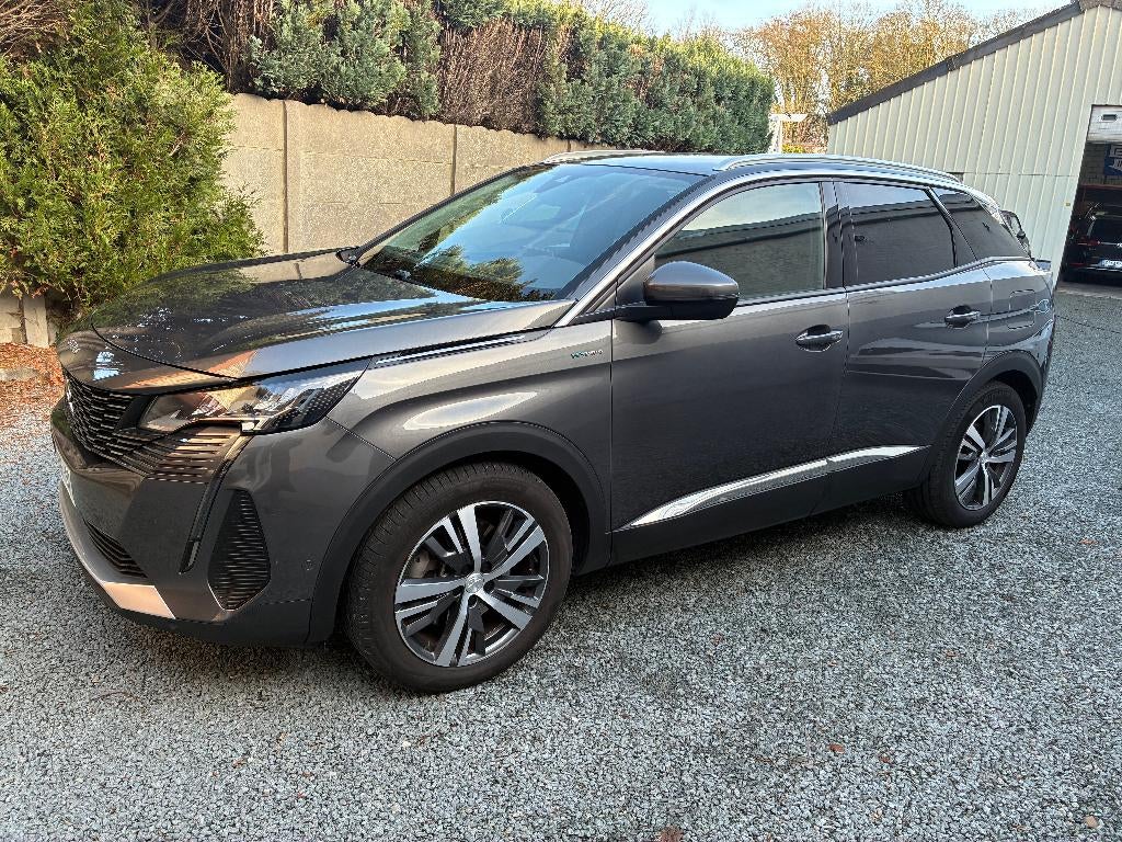 Peugeot 3008 1.6 Hybrid (225) e-EAT8 Allure Pack, Argent ou Gris, Cruise Control, Euro 6, Entreprise