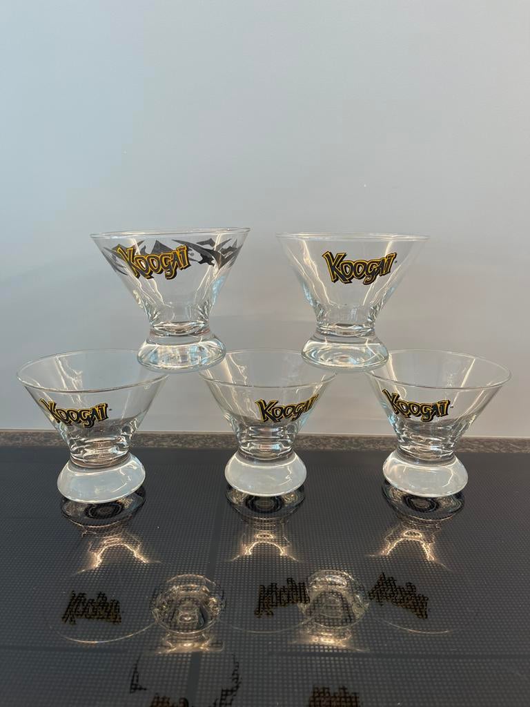 5 Koogai coktail glazen, Collections, Verres & Petits Verres, Enlèvement ou Envoi