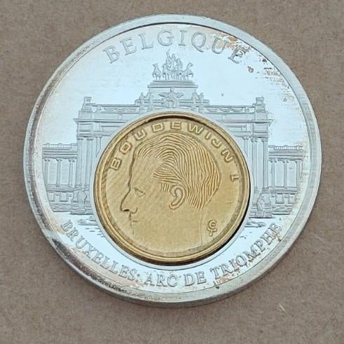 JETON DE MÉDAILLE EN ARGENT ET EN OR EN MONNAIE EUROPÉENNE (, Collections, Enlèvement ou Envoi, Comme neuf, Timbre(s) ou Monnaie(s)