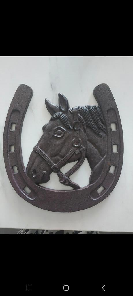 Paard hoefijzer wanddecoratie, Enlèvement ou Envoi, Comme neuf