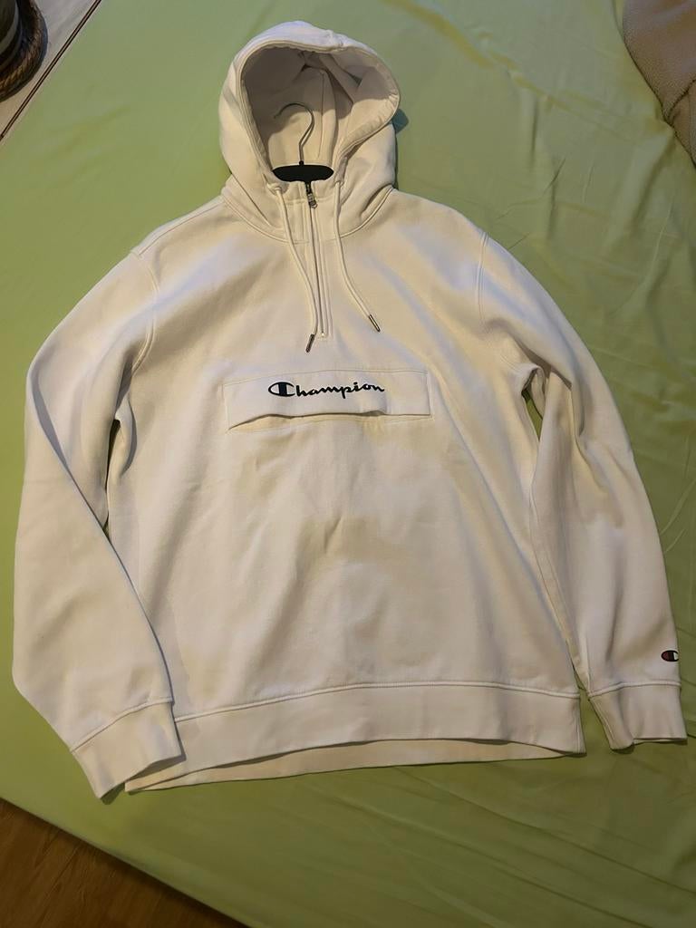 Champion trui, Ophalen, Zo goed als nieuw, Maat 52/54 (L), Wit