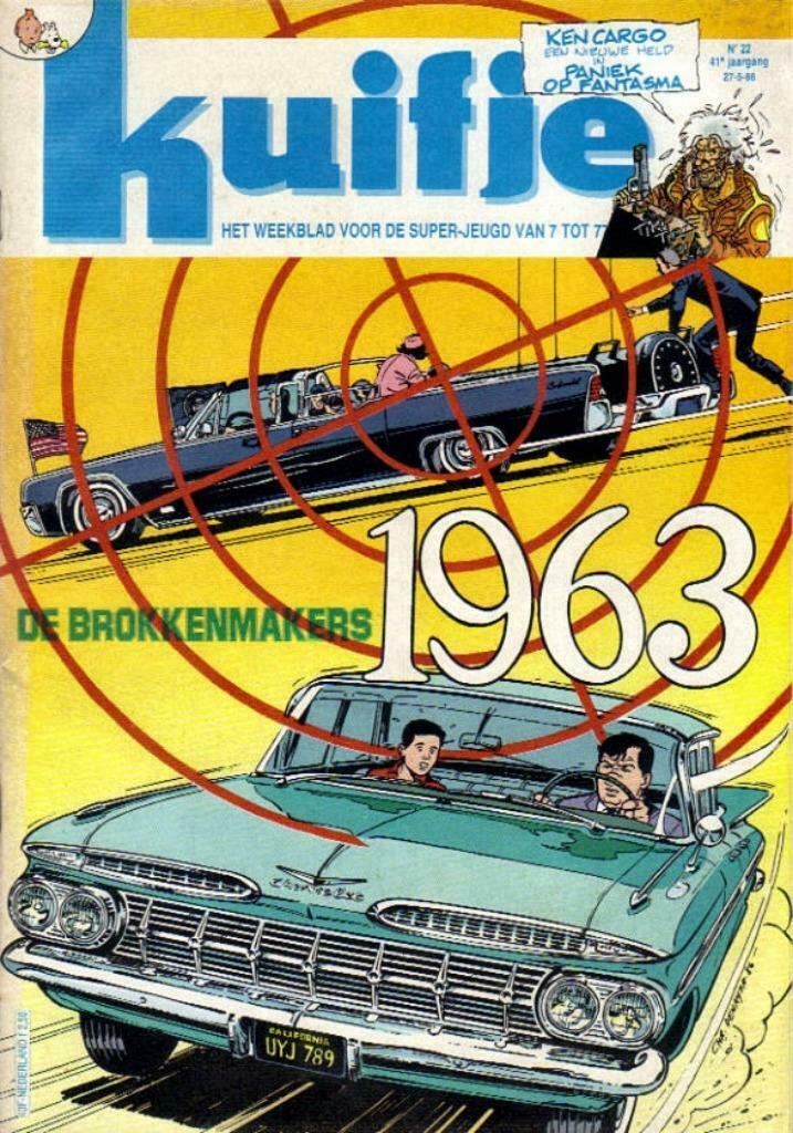 Weekblad Kuifje van 27-5-1986 , 41ste Jaargang, Nummer 22, Boeken, Gelezen, Europa, Ophalen of Verzenden, Meerdere comics